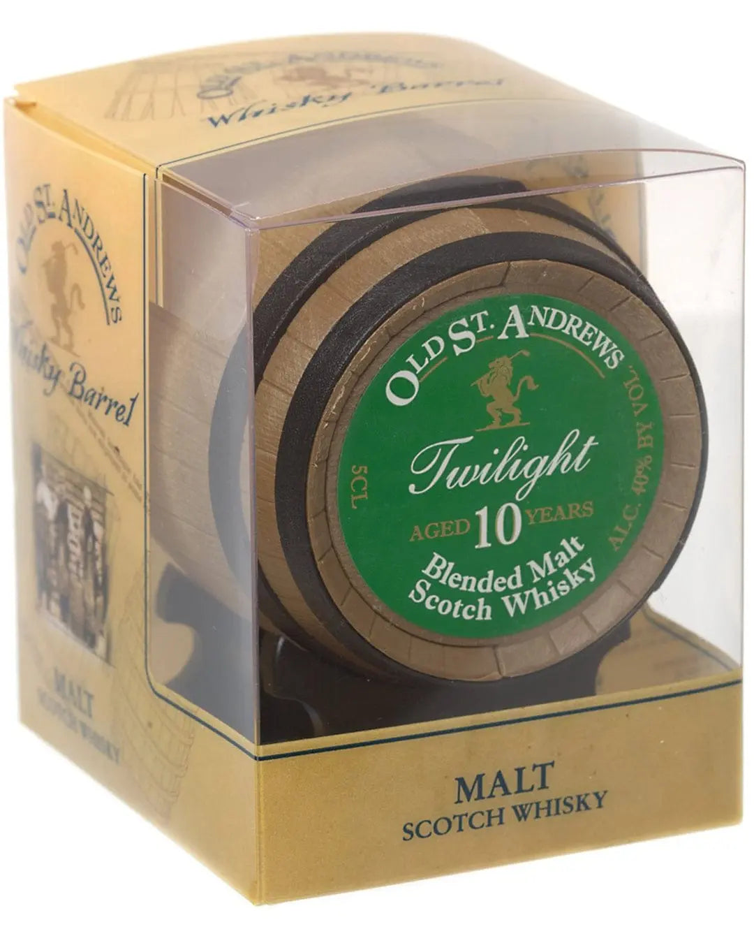 Old St Andrews Twilight Blended Malt Whisky 10 Year Old Mini Barrel, 5 cl Spirit Miniatures