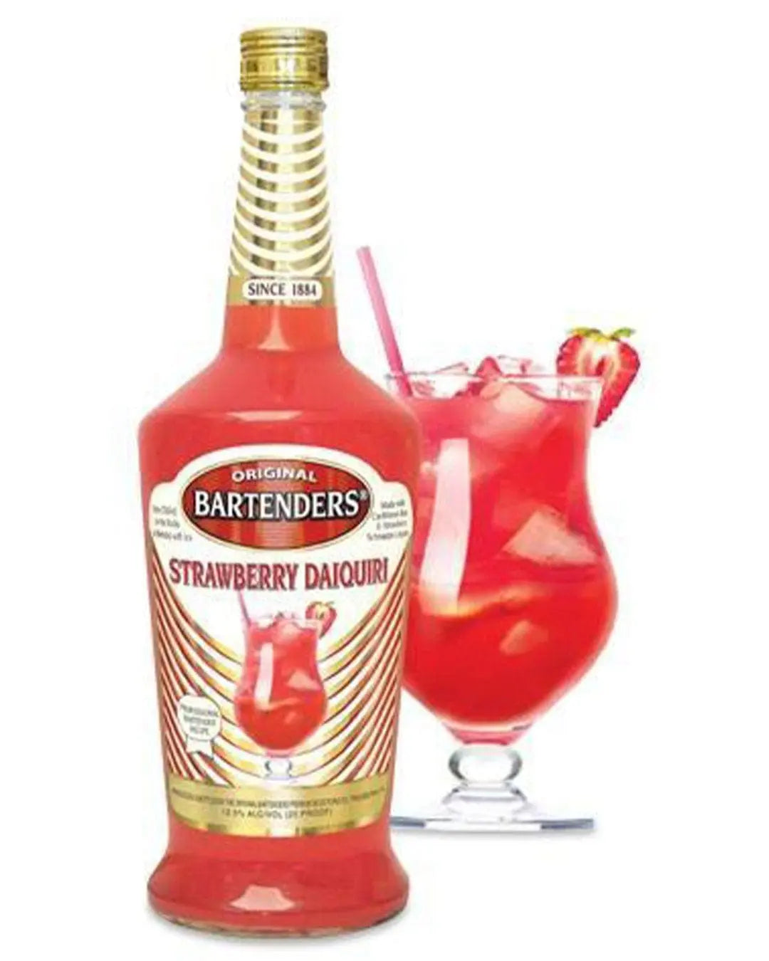 Original Bartenders Strawberry Daiquiri Premixed Cocktail, 70 cl Ready Made Cocktails