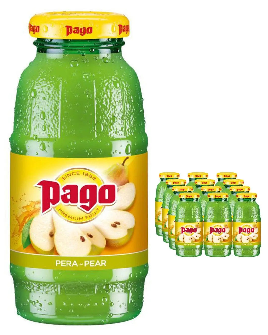 Pago Pear Juice Multipack, 12 x 200 ml Soft Drinks & Mixers