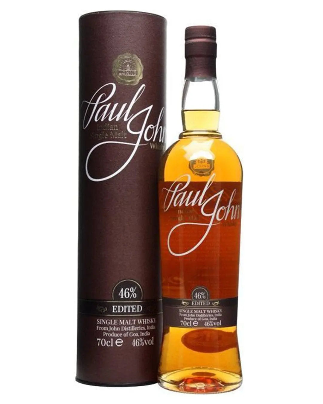 Paul John Edited Indian Single Malt Whiskey, 70 cl Whisky 8904014800675