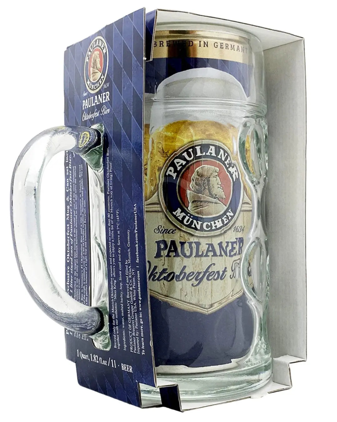 Paulaner Oktoberfest Stein & Can Beer, 1L Beer