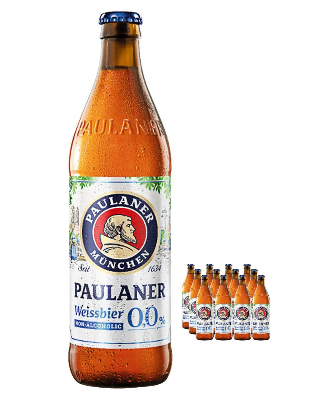 Paulaner Weisbier Alcohol Free Multipack, 12 x 500 ml Beer