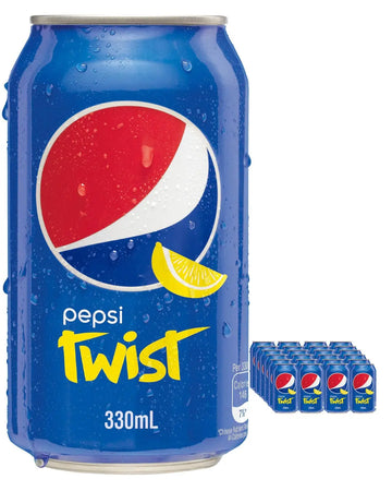 Pepsi Twist Can Multipack 24 x 330 ml Soft Drinks & Mixers