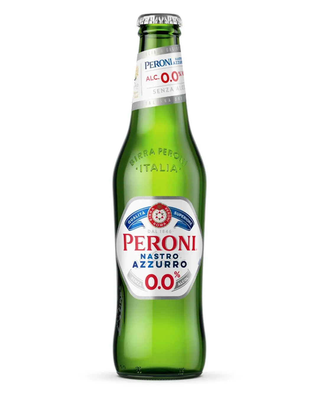 Peroni Nastro Azzurro 0.0 Alcohol Free Beer, 330 ml Beer