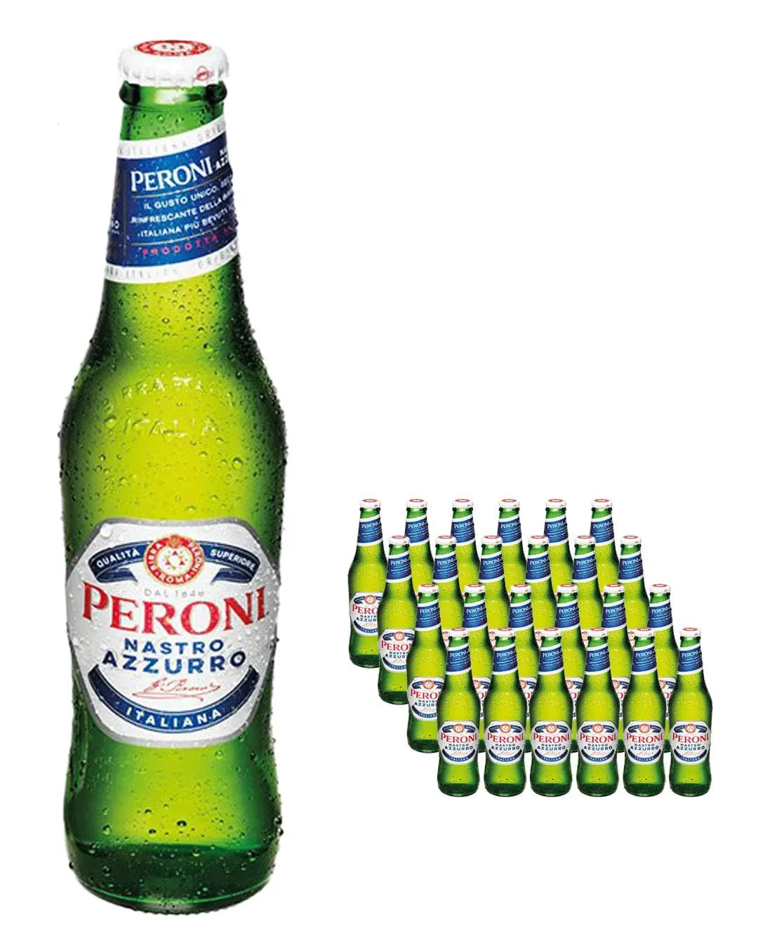 Peroni Nastro Azzurro Beer Multipack, 24 x 330 ml Beer 8008440122001