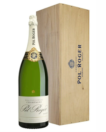 Pol Roger Brut Reserve Jeroboam in Wooden Box, 3 L Champagne & Sparkling 3260925012008