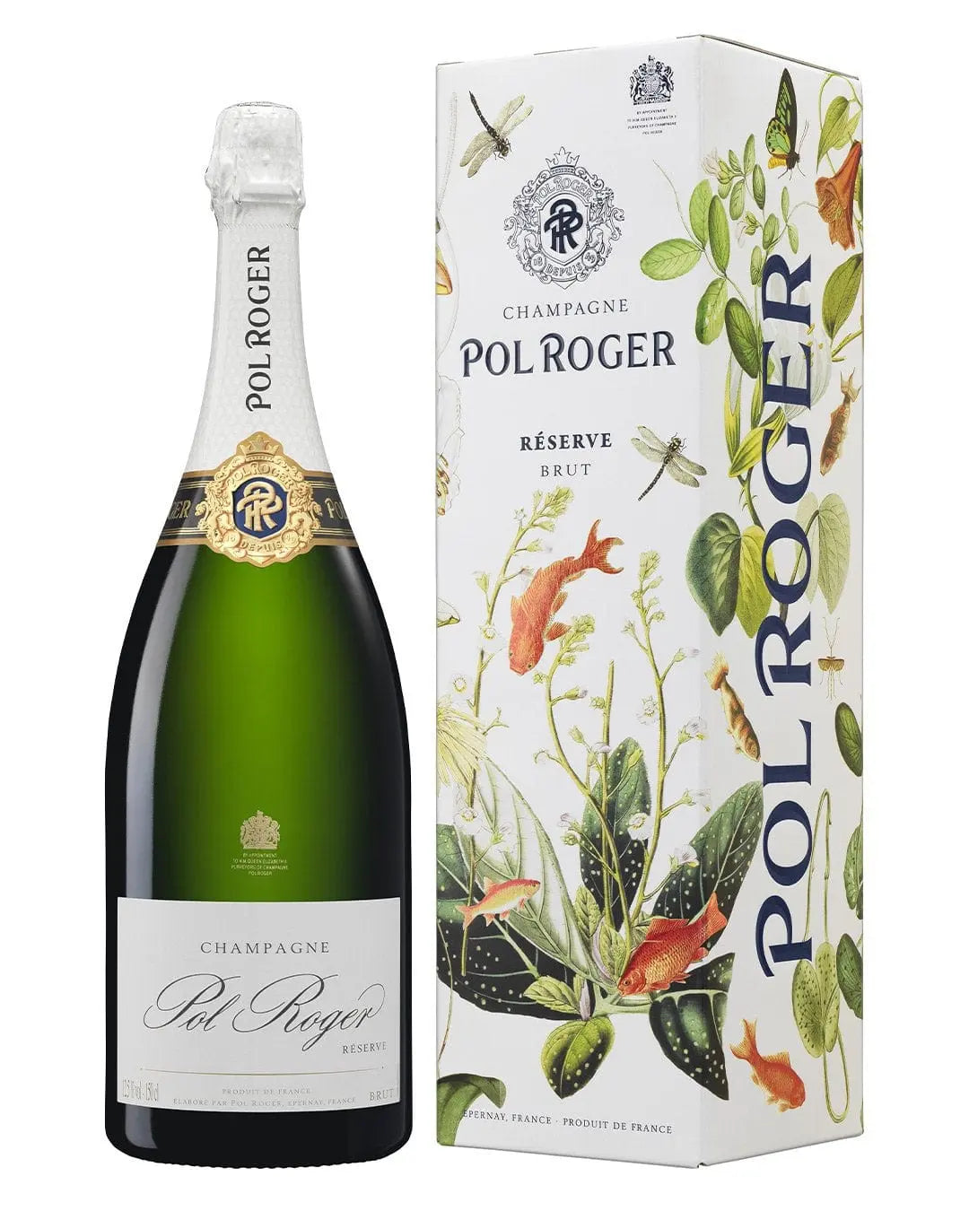 Pol Roger Brut Reserve NV Magnum Gift Box, 1.5 L – The Bottle Club