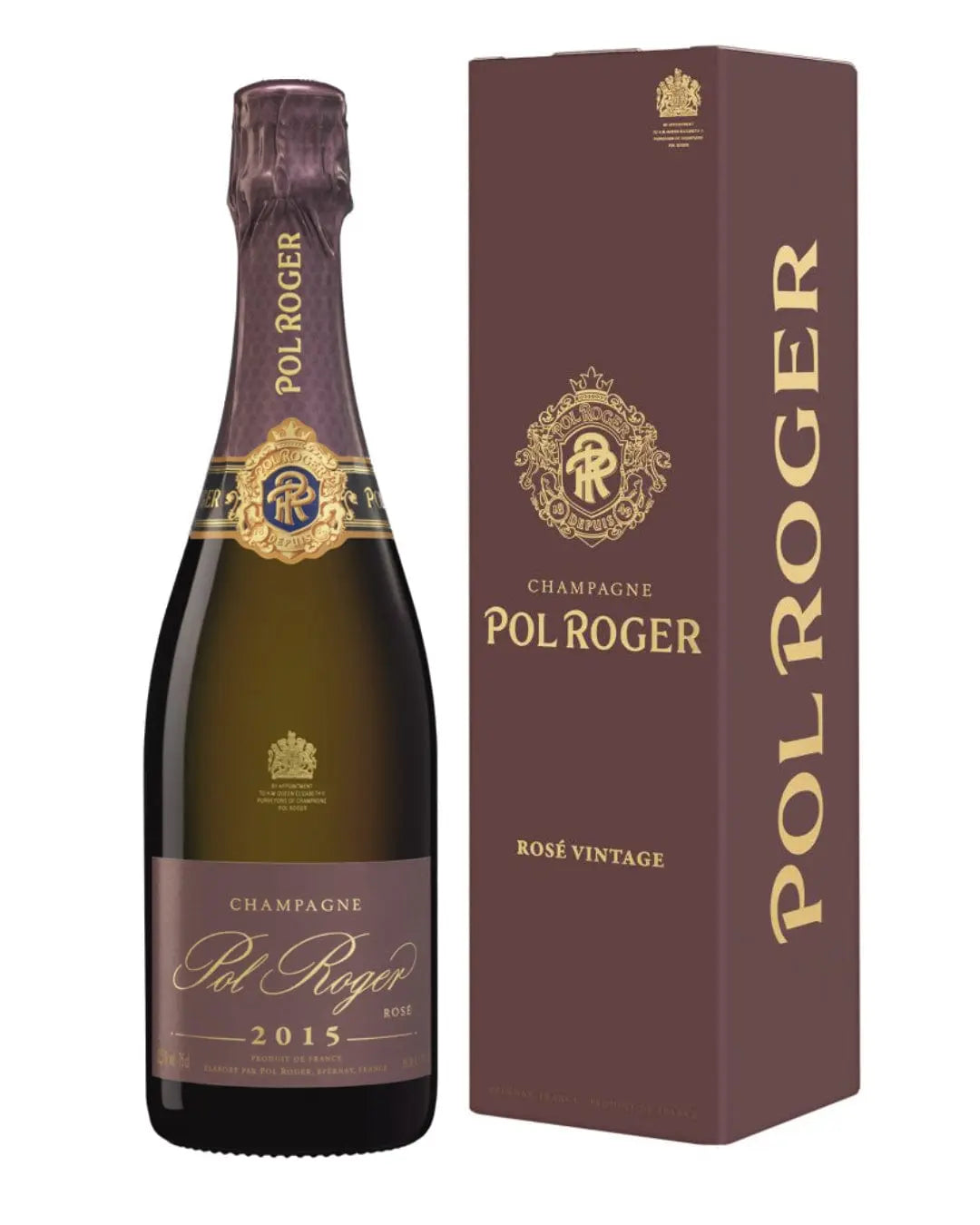 Pol Roger Rose Vintage 2015 in Gift Box, 75 cl Champagne & Sparkling