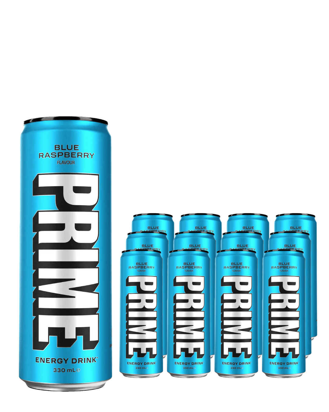 Prime Energy Blue Raspberry Price Prime Blue Raspberry Energy Drink Multipack, 12 x 330 ml – The Bottle Club