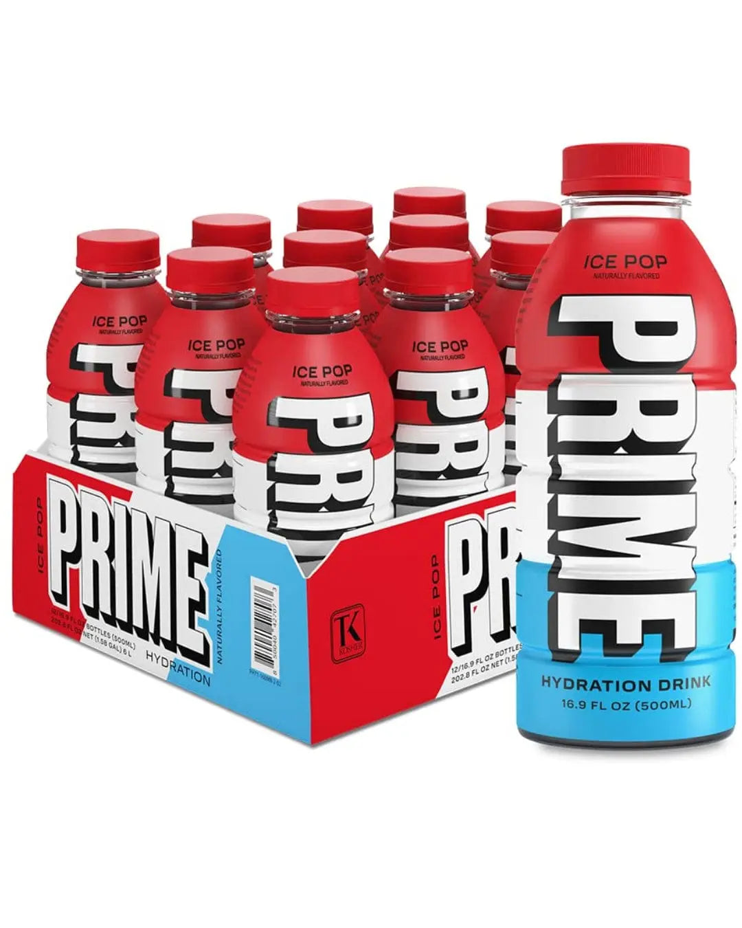 Prime Ice Pop Hydration Drink Multipack, 12 x 500 ml – The Bottle Club