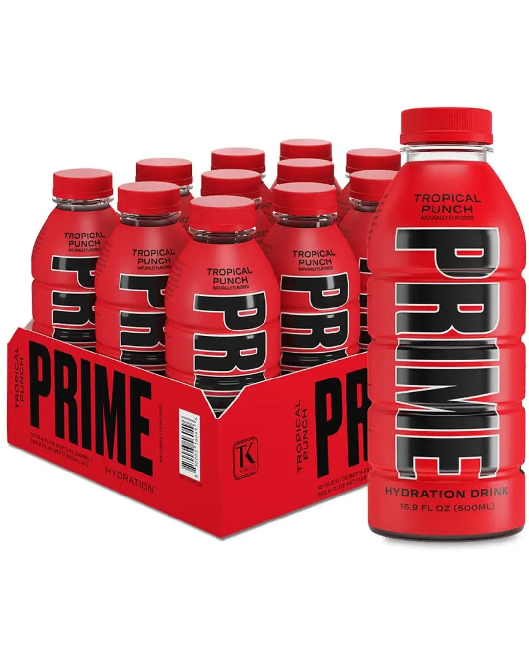 Prime Tropical Punch Hydration Drink Multipack, 12 x 500 ml Soft Drinks & Mixers 810116120512