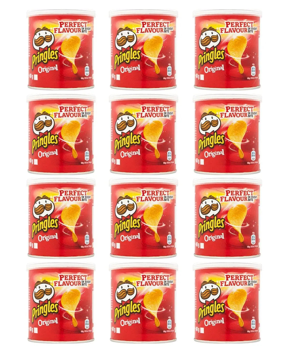 Pringles Original Flavour Crisps Tub Multipack, 12 x 40 g – The Bottle Club