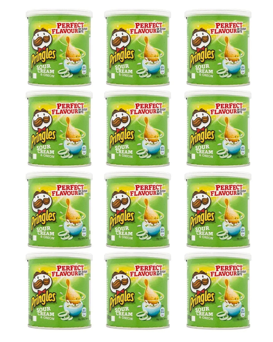 Pringles Sour Cream & Onion Crisps Tub Multipack, 12 x 40 g – The ...