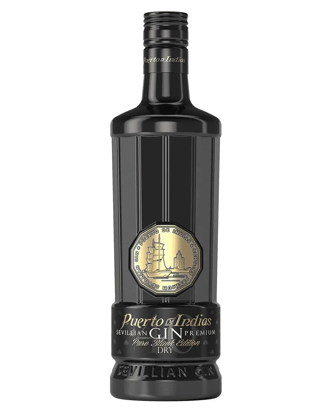 Puerto De Indias Pure Black Edition Dry Gin, 70 cl Gin 8437004142351