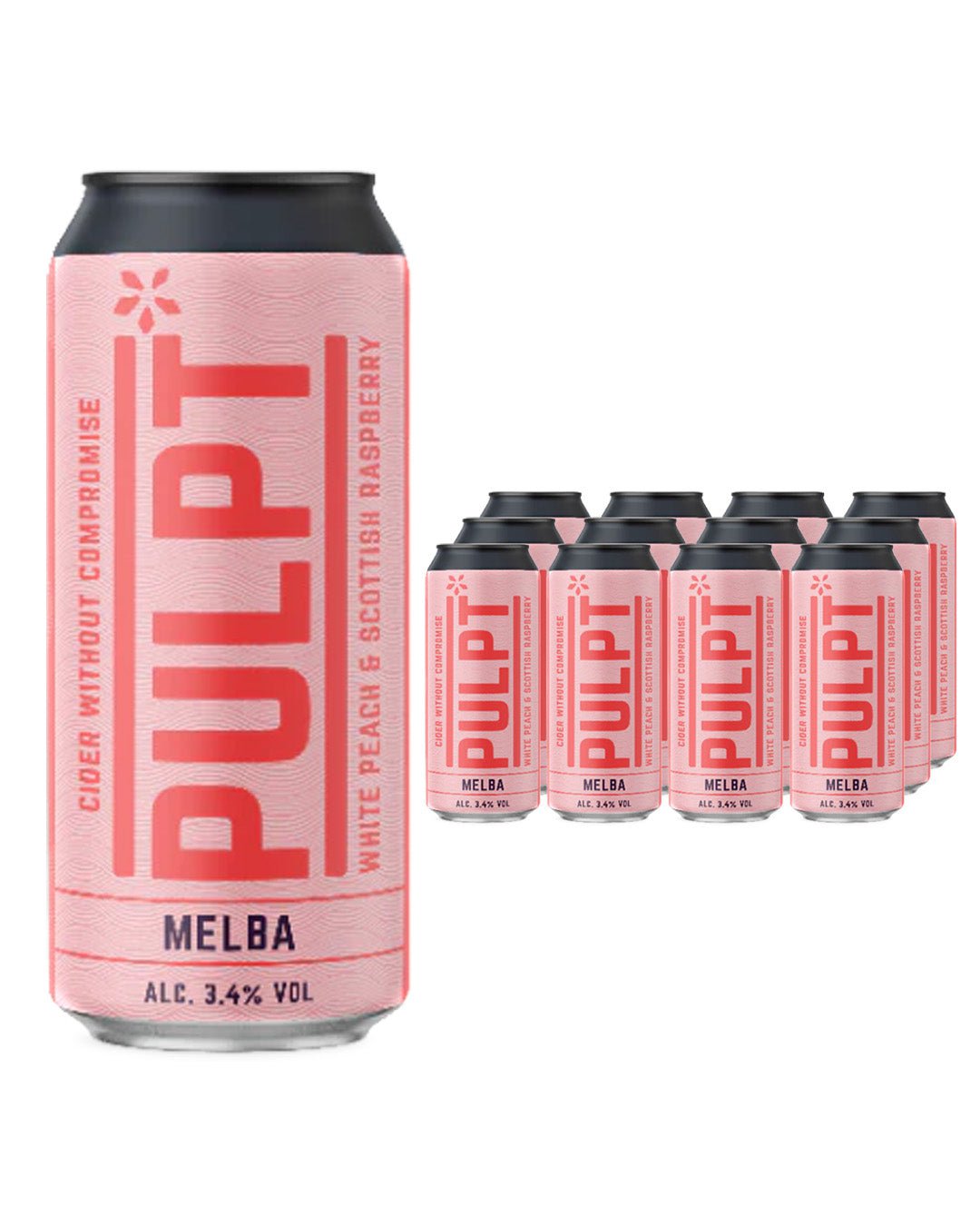 Pulpt Melba Cider Can Multipack, 12 x 440 ml Cider