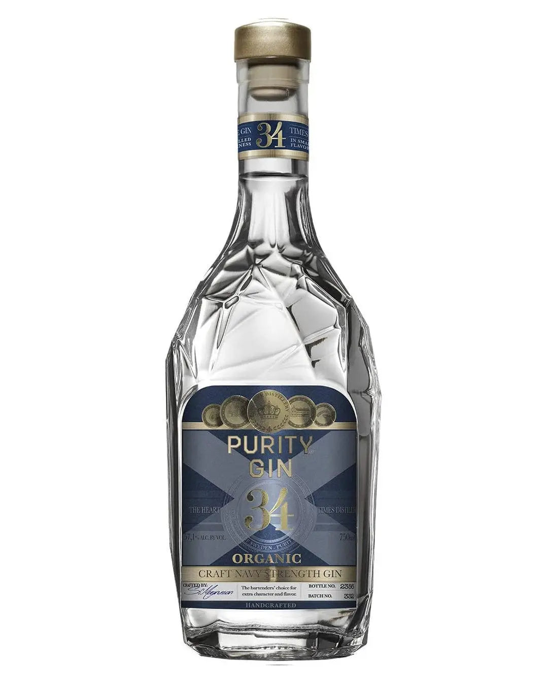 Purity Nordic Navy Strength Organic Gin, 70 cl Gin