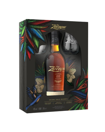 Ron Zacapa Centenario Sistema Solera 23 with 2 Glasses Gift Pack, 70 cl Rum