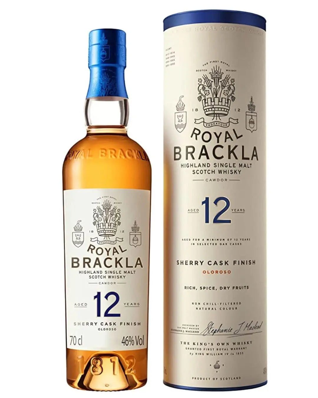 Royal Brackla 12 Year Old Highland Single Malt Scotch Whisky, 70 cl Whisky