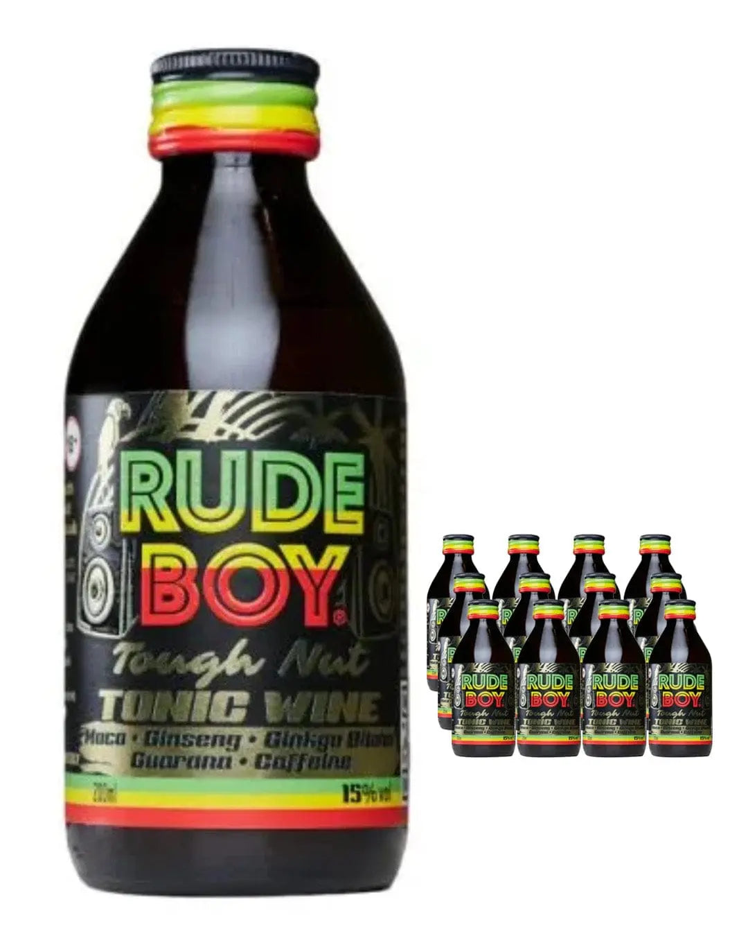 Rude Boy Tough Nut Tonic Wine, 12 x 200 ml Fortified & Other Wines 5060281650443