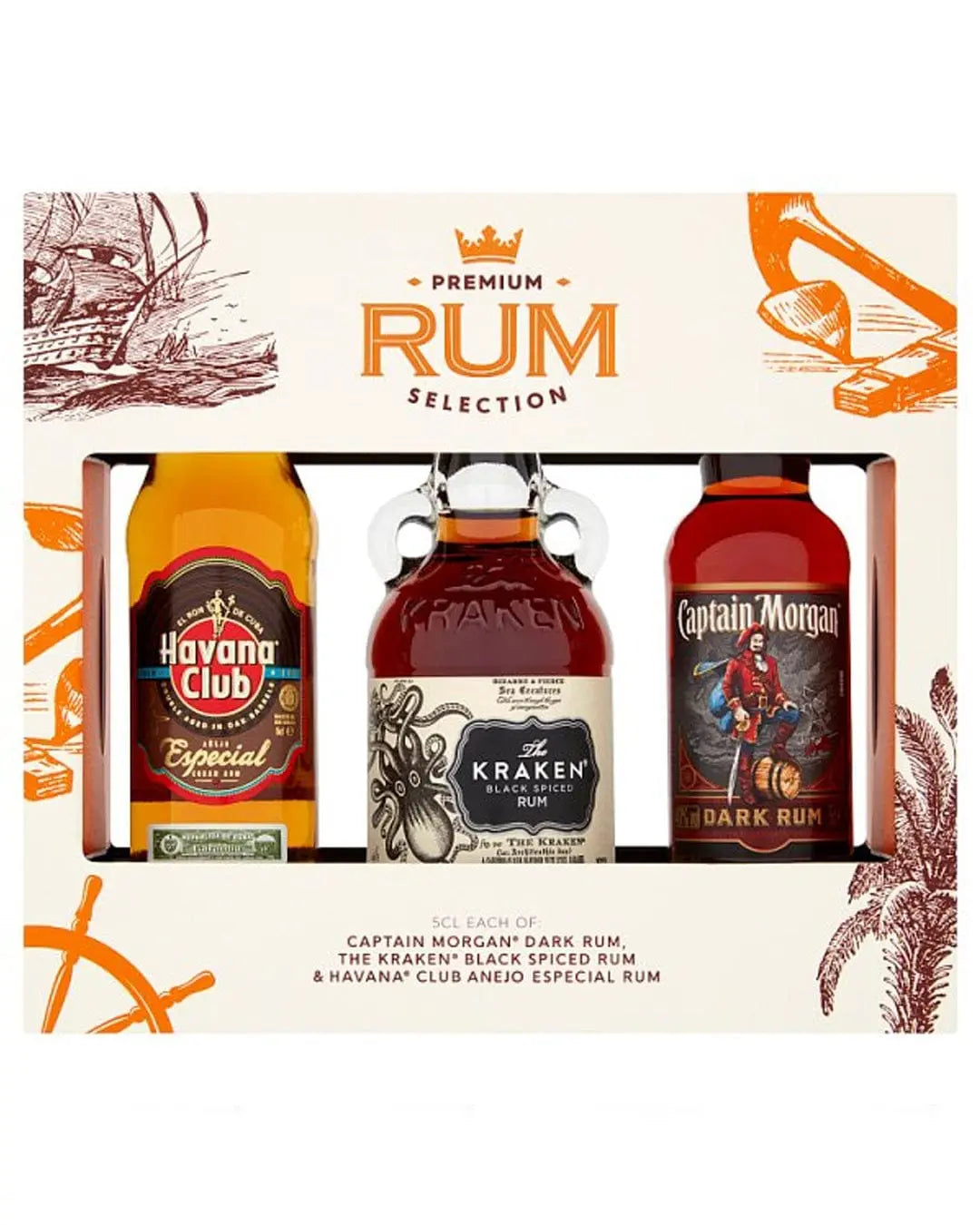 Rum Trio Selection, 5 cl Spirit Miniatures 5060038027061