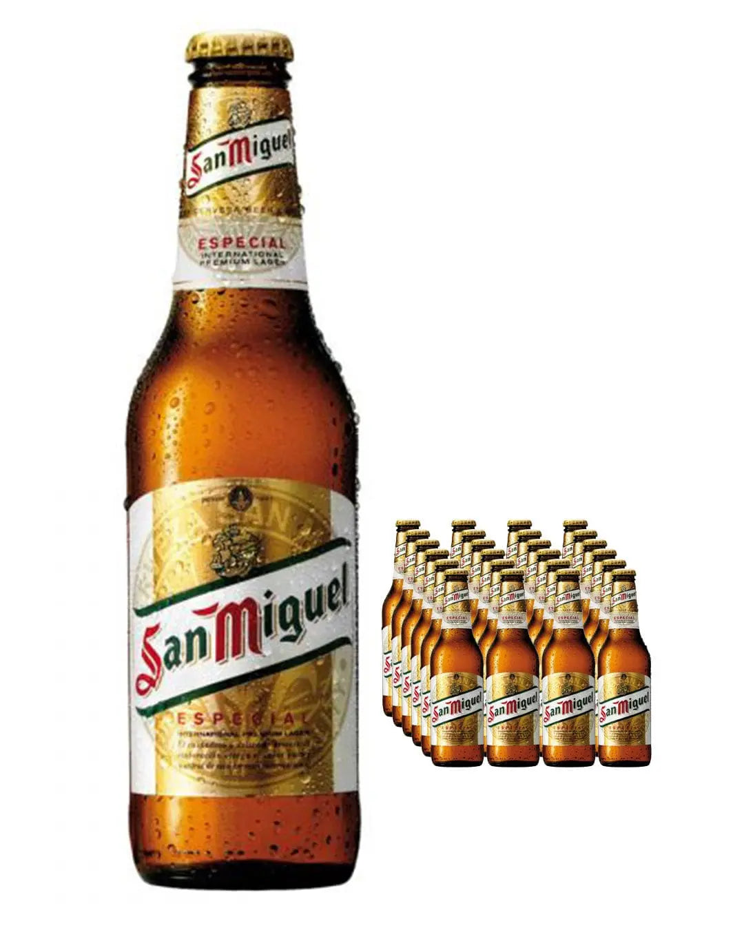 San Miguel Premium Lager Beer Bottle Multipack, 24 x 330 ml Beer