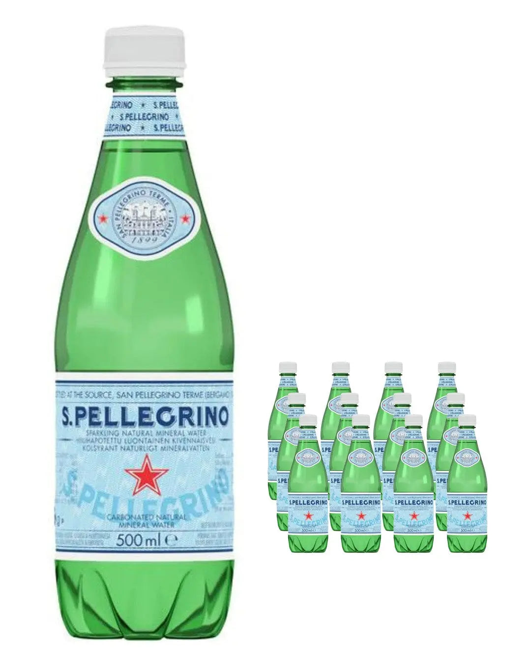 San Pellegrino Still Mineral Water Bottle Multipack, 12 x 500 ml Water