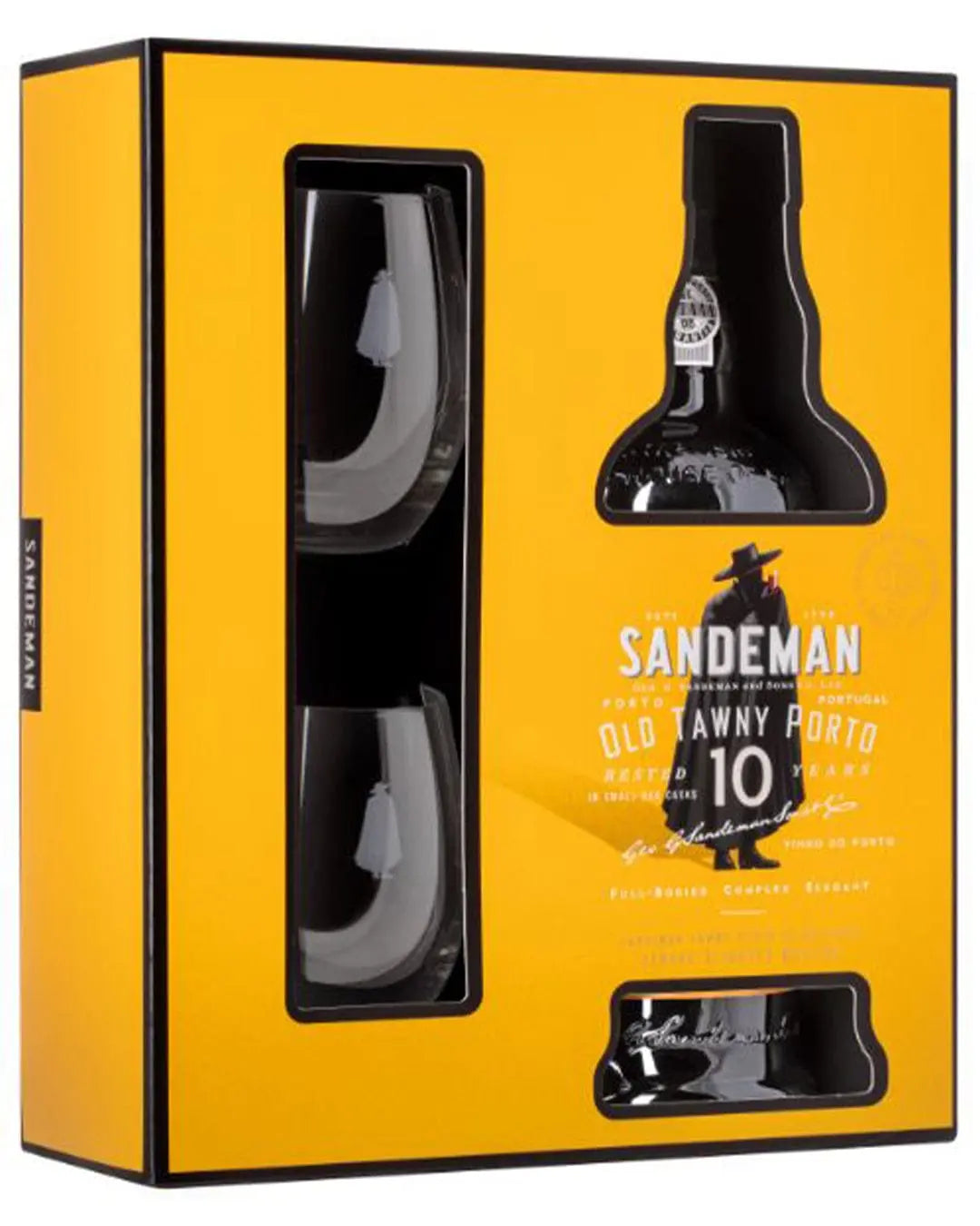 Sandemans 10 year old Tawny Port & 2 Glasses, 75 cl Fortified & Other Wines 5601083002124