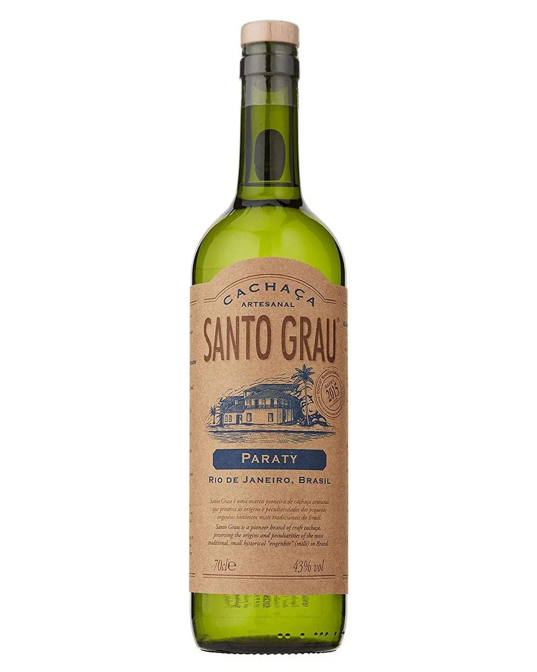 Santo Grau Paraty Cachaca, 70 cl Rum 7898255980047