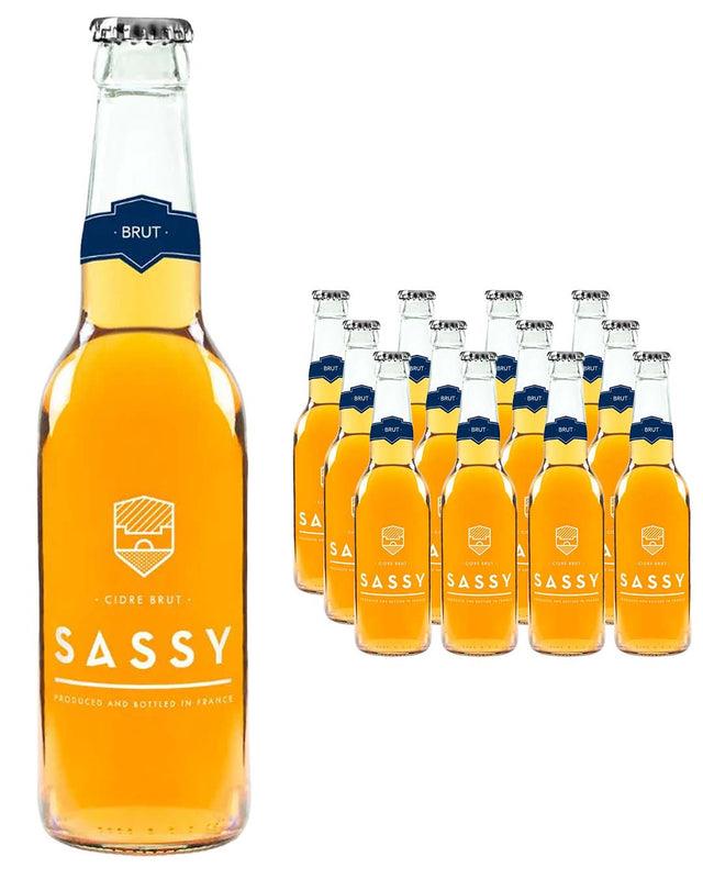 Sassy Cidre Brut Cider Multipack, 12 x 330 ml cider