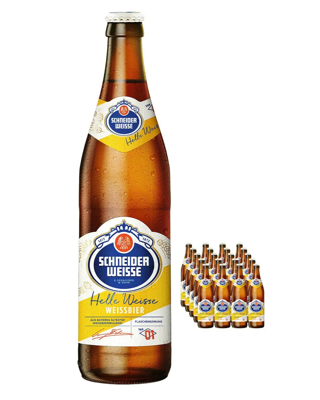 Schneider Helle Weissbier Multipack, 20 x 500 ml BBE 02/08/2023 Beer