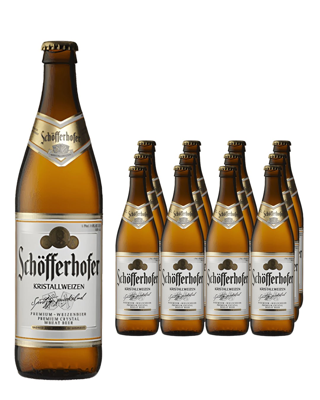 Schofferhofer Kristallweizen Beer Multipack, 12 x 500 ml Beer