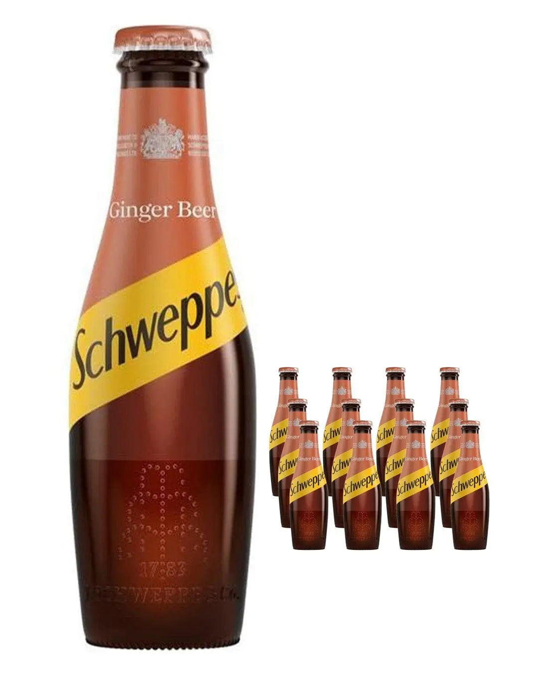 Schweppes Ginger Beer Multipack, 24 x 200 ml Soft Drinks & Mixers 5017726172244