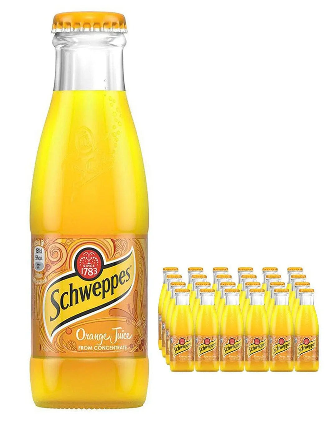 Schweppes Orange Juice Multipack, 24 x 125 ml Soft Drinks & Mixers 5017726157883