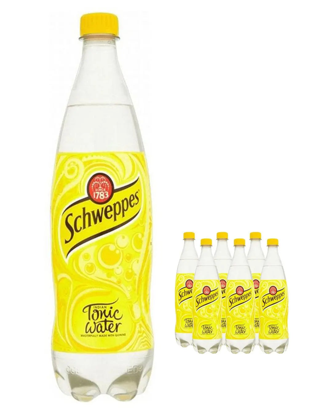 Schweppes Slimline Tonic Multipack, 6 x 1 L Tonics 5449000133380