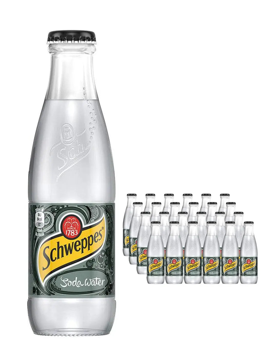 Schweppes Soda Water Multipack, 24 x 200 ml Soft Drinks & Mixers 5017726172183