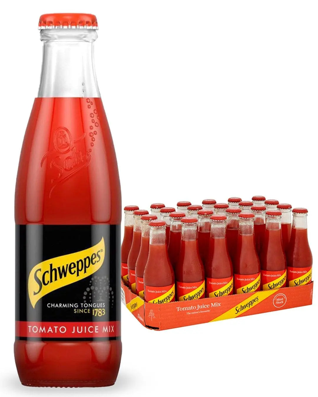 Schweppes Tomato Juice Multipack, 24 x 200 ml Soft Drinks & Mixers 90343711
