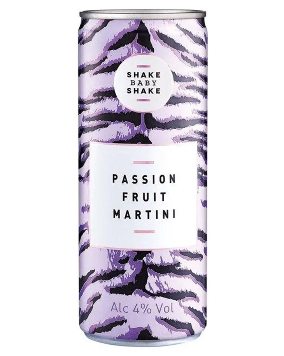 Shake Baby Shake Passion Fruit Martini Premixed Cocktail Can, 250 ml Ready Made Cocktails