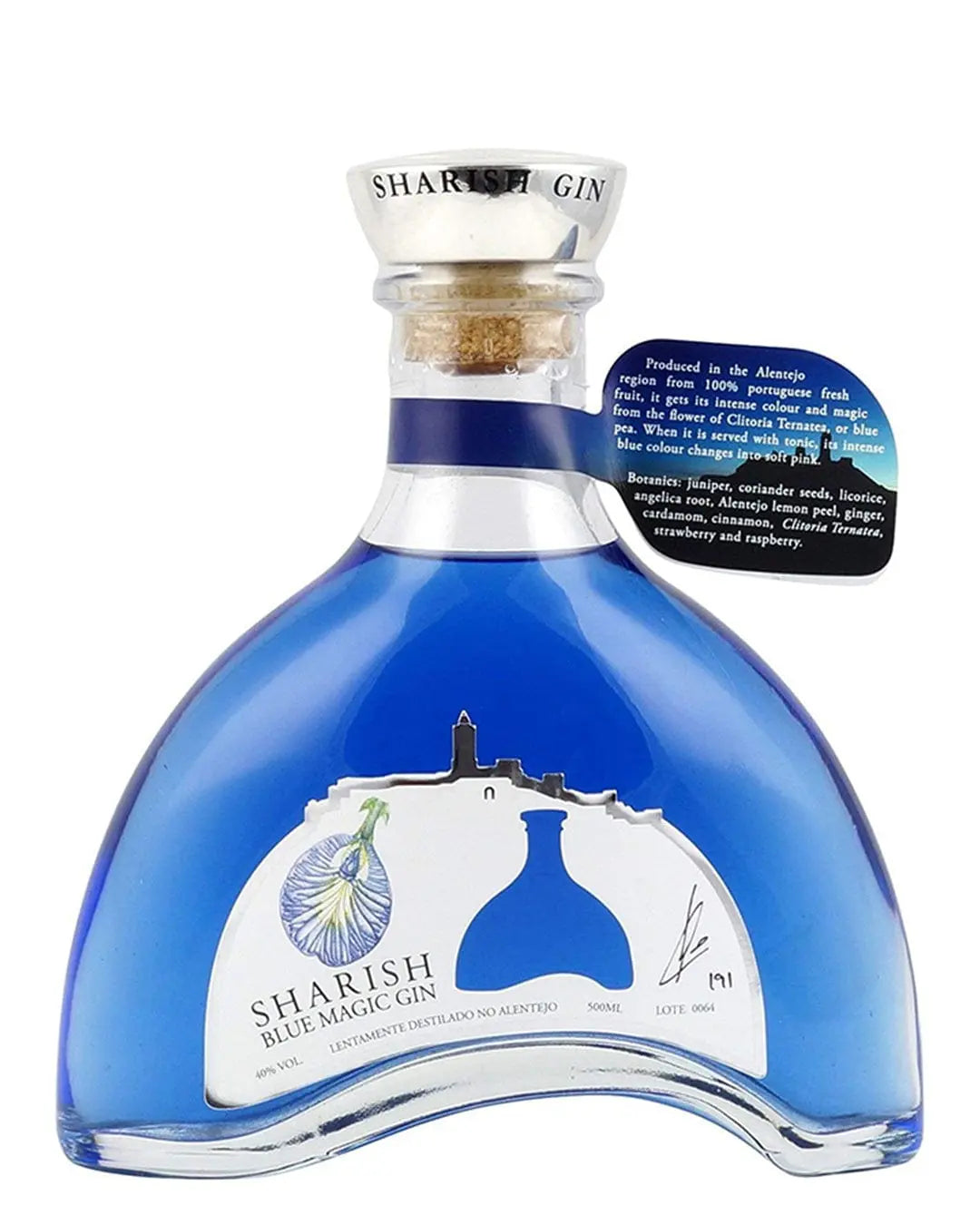 Sharish Blue Magic Gin, 50 cl Gin 5600267173032