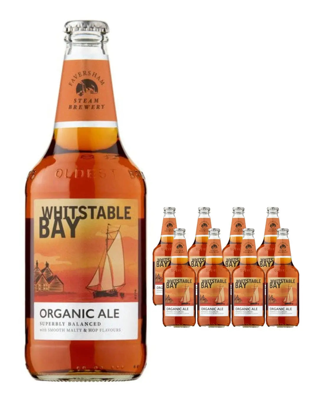 Shepherd Neame Whitstable Bay Organic Beer Multipack, 8 x 500 ml Beer 05012686077554
