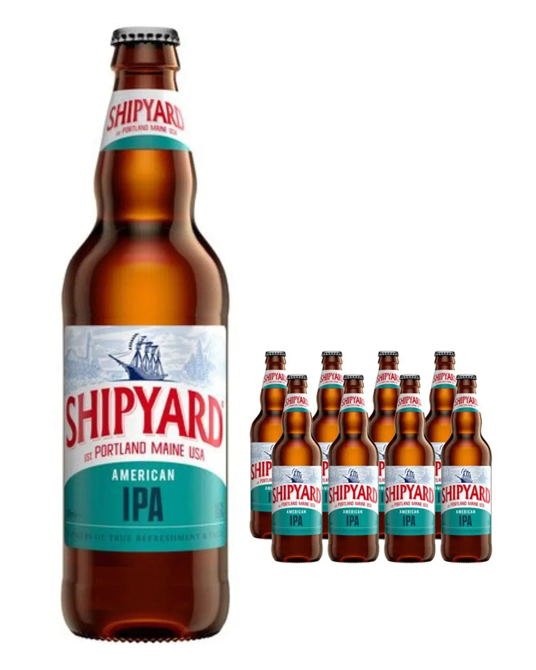 Shipyard American IPA Beer Multipack, 8 x 500 ml Beer 05011348016221