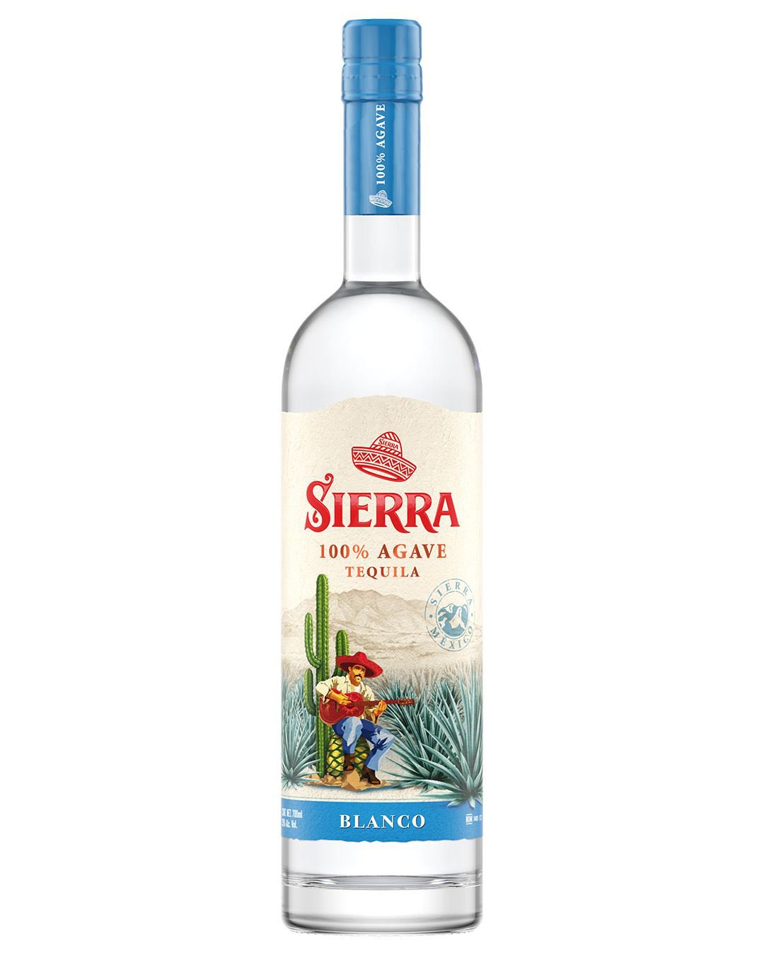 Sierra 100% Agave Blanco Tequila, 70 cl tequila-mezcal
