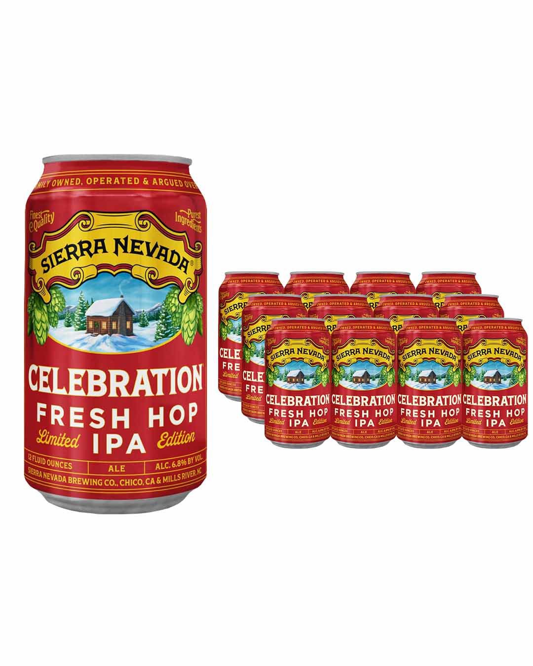 Sierra Nevada Celebration Fresh Hop IPA Can Multipack, 12 x 355 ml beer