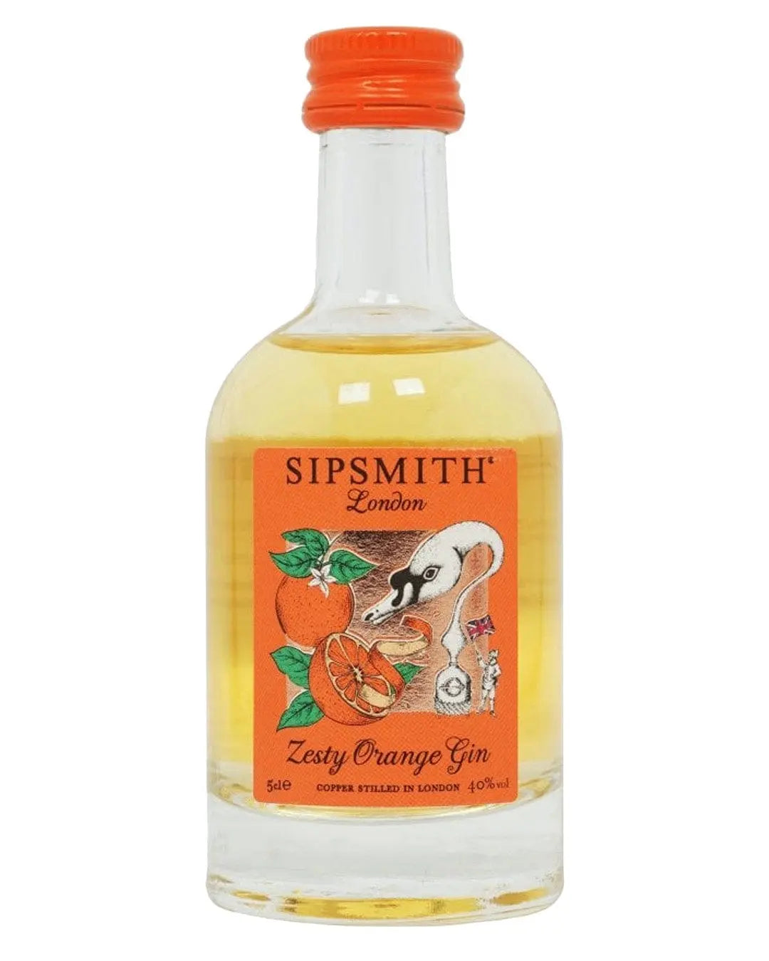 Sipsmith Zesty Orange Gin Miniature, 5 cl Spirit Miniatures