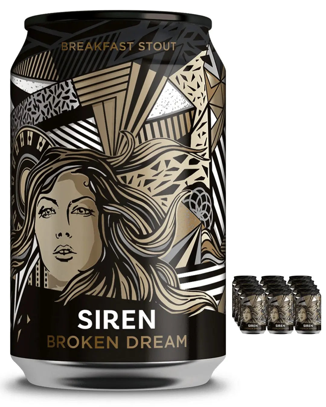 Siren Broken Dream Stout Can Multipack, 12 x 330 ml Beer