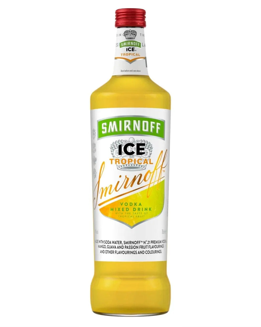 Smirnoff Ice Tropical Ready To Drink Vodka Cocktail, 70 cl Ready Made Cocktails 5410316964968