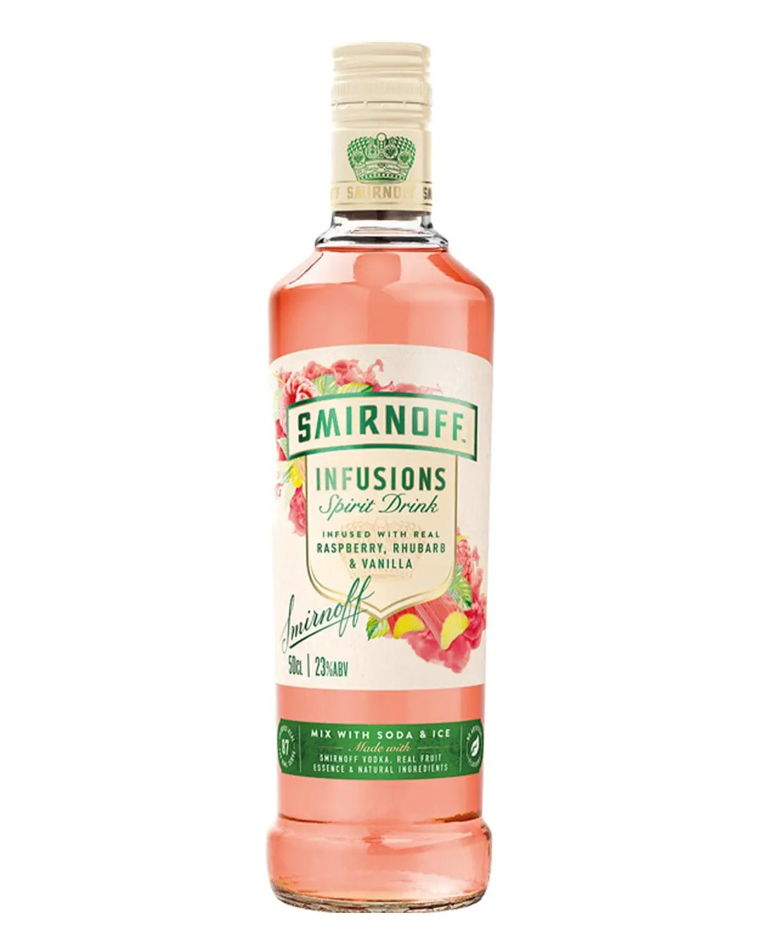 Smirnoff Infusions - Raspberry, Rhubarb & Vanilla Vodka, 50 cl Vodka 5410316962728