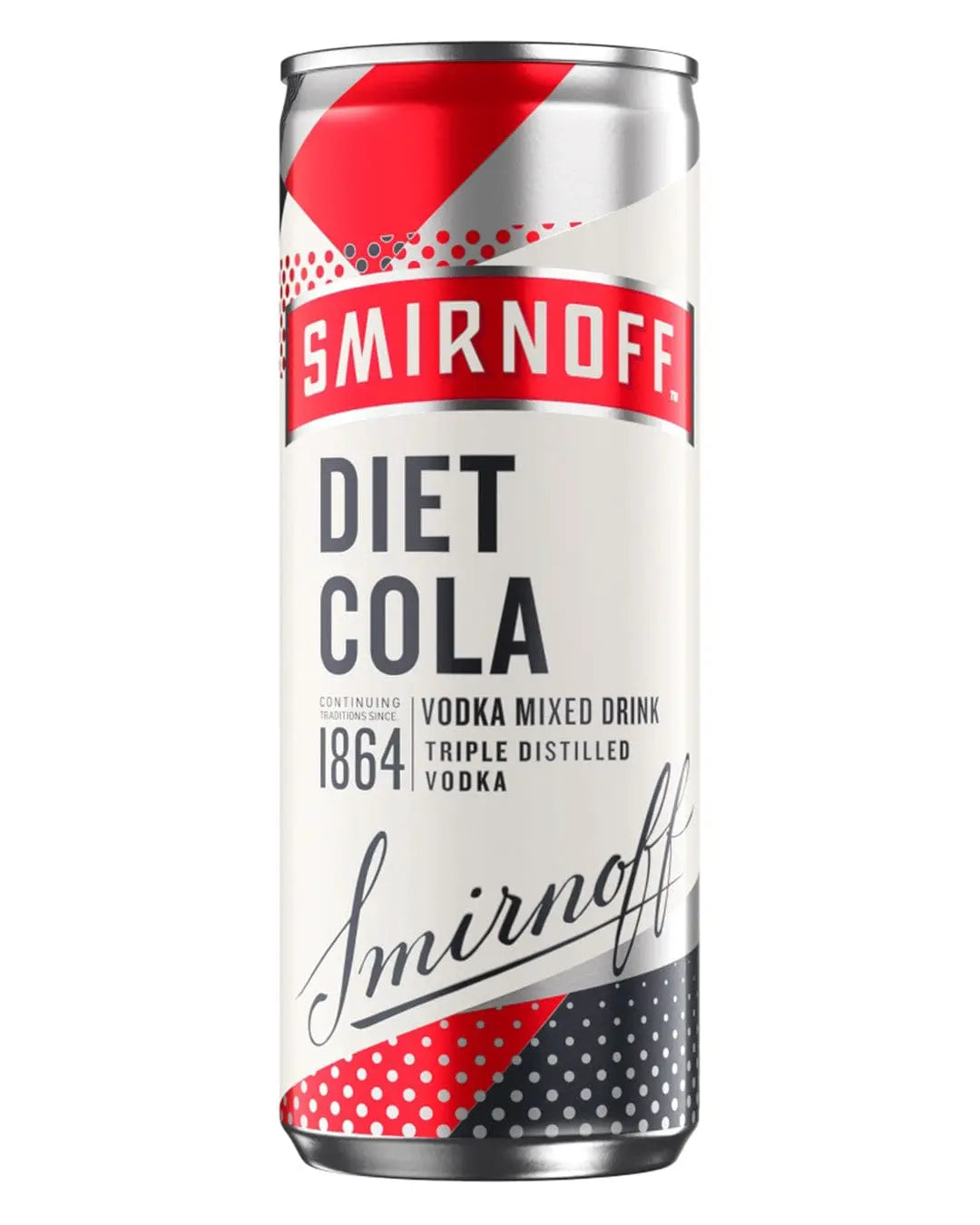 Smirnoff Vodka & Diet Cola Premixed Drink, 250 ml Ready Made Cocktails