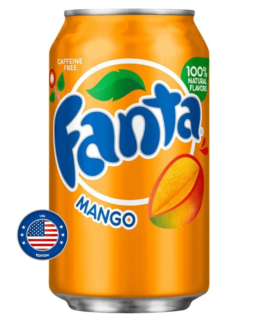 American Fanta Mango Soda, 355 ml Soft Drinks & Mixers