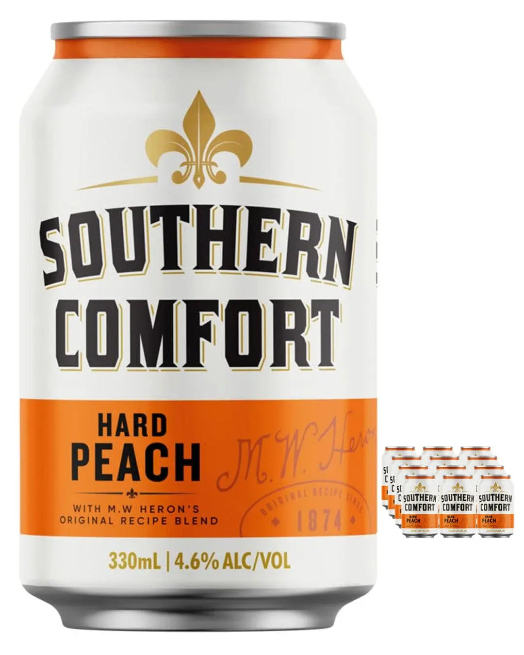 Southern Comfort Hard Peach Multipack, 12 x 330 ml Ready Made Cocktails