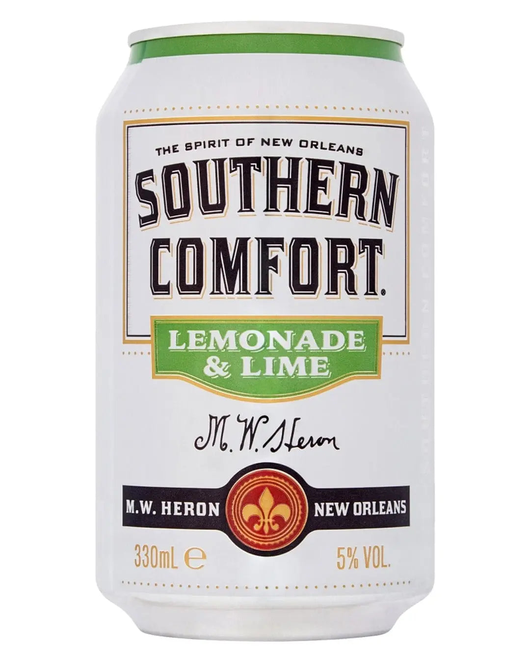 Southern Comfort Lemonade & Lime Can, 330 ml Ready Made Cocktails